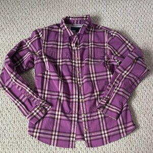 Eastern mountain sports button down shirt